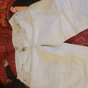 White jeans